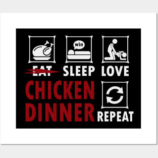 Eat Sleep Pubg Repeat X Love Posters and Art